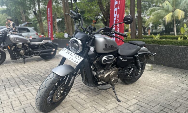 QJMOTOR catat kegiatan jual beli positif pada IIMS, SRV 250 AMT jadi primadona