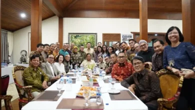 Presiden Prabowo Bersama Pimpinan Bumi Pers Bahas Berbagai Isu Penting pada Hambalang