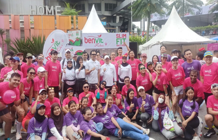 BenVit Fiber Plus Collagen Ajak Warga Ibukota Indonesia Hidup Baik di CFD Sudirman