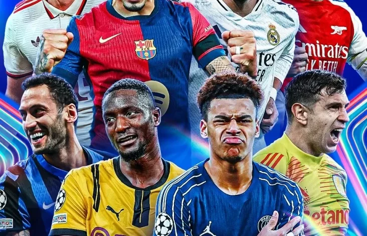 Daftar 8 Tim di area tempat Perempat Final Turnamen Champions 2024/2025