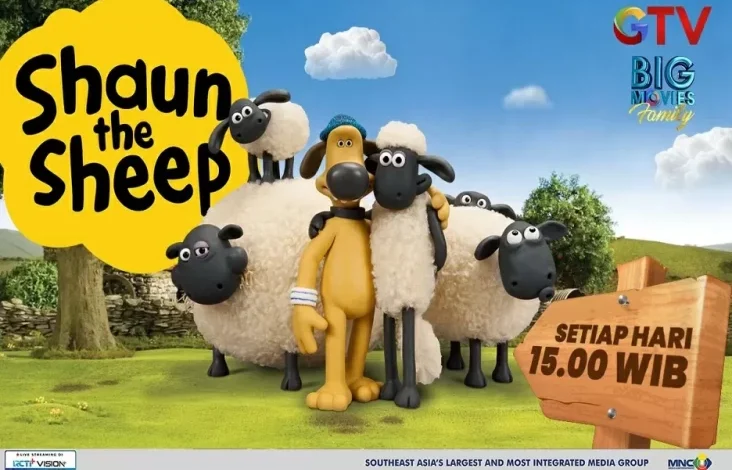 Its Family Time! GTV Tayangkan Shaun si Domba Lucu tapi Jahil yang tersebut digunakan Jadi Temani Sore Kamu!