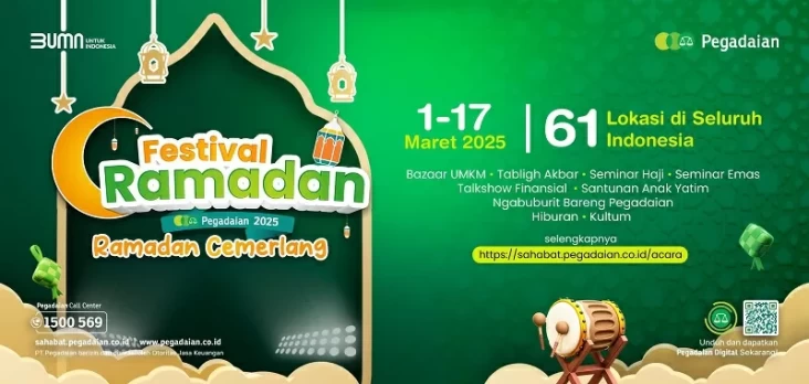 Kunjungi Semarak Festival Ramadan Persembahan Pegadaian di area tempat 61 Lokasi Seluruh Indonesia