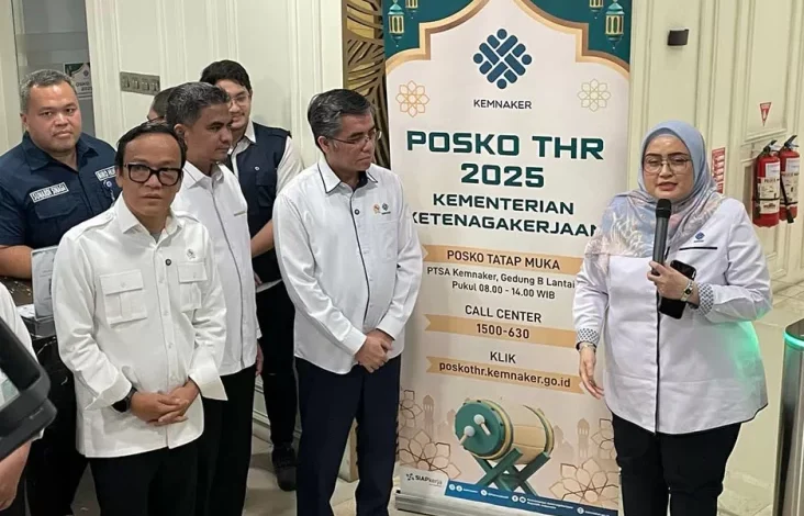Menaker Resmi Buka Posko THR 2025, Terima Aduan Pekerja