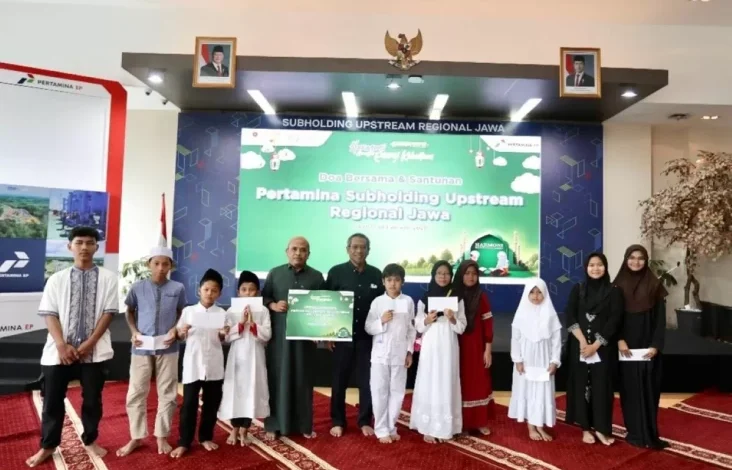 Sambut Ramadan, Pertamina Upstream Lokal Jawa Santuni Anak Yatim