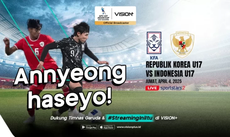 Cara Nonton Korea Selatan vs Indonesia di AFC U17 Asian Cup 2025