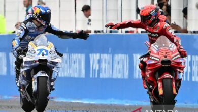 Klasemen MotoGP 2025 setelahnya putaran Prancis pada Le Mans