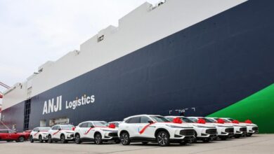 Kapal pengangkut mobil terbesar dalam planet mulai pelayaran perdana